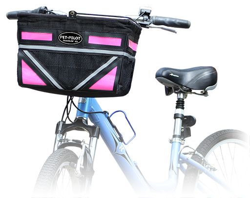 Travelin K9 Pet-Pilot MAX basket for Bike | Pet Transporter | CHOOSE COLORS | Basket Bicycle Carrier Pets | EASY to install, Fully Assembled | Liner & Pad